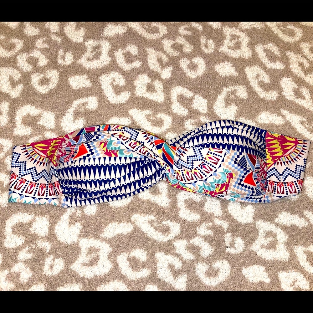 Bar III Bandeau bathing suit top